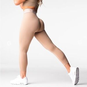 •NVGTN• Beige Sport Seamless Leggings